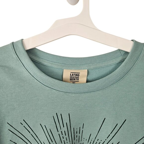 Unisex XL Latino Heritage Month "Hola" Graphic Sweatshirt Crew Neck Casual - Picture 4 of 9